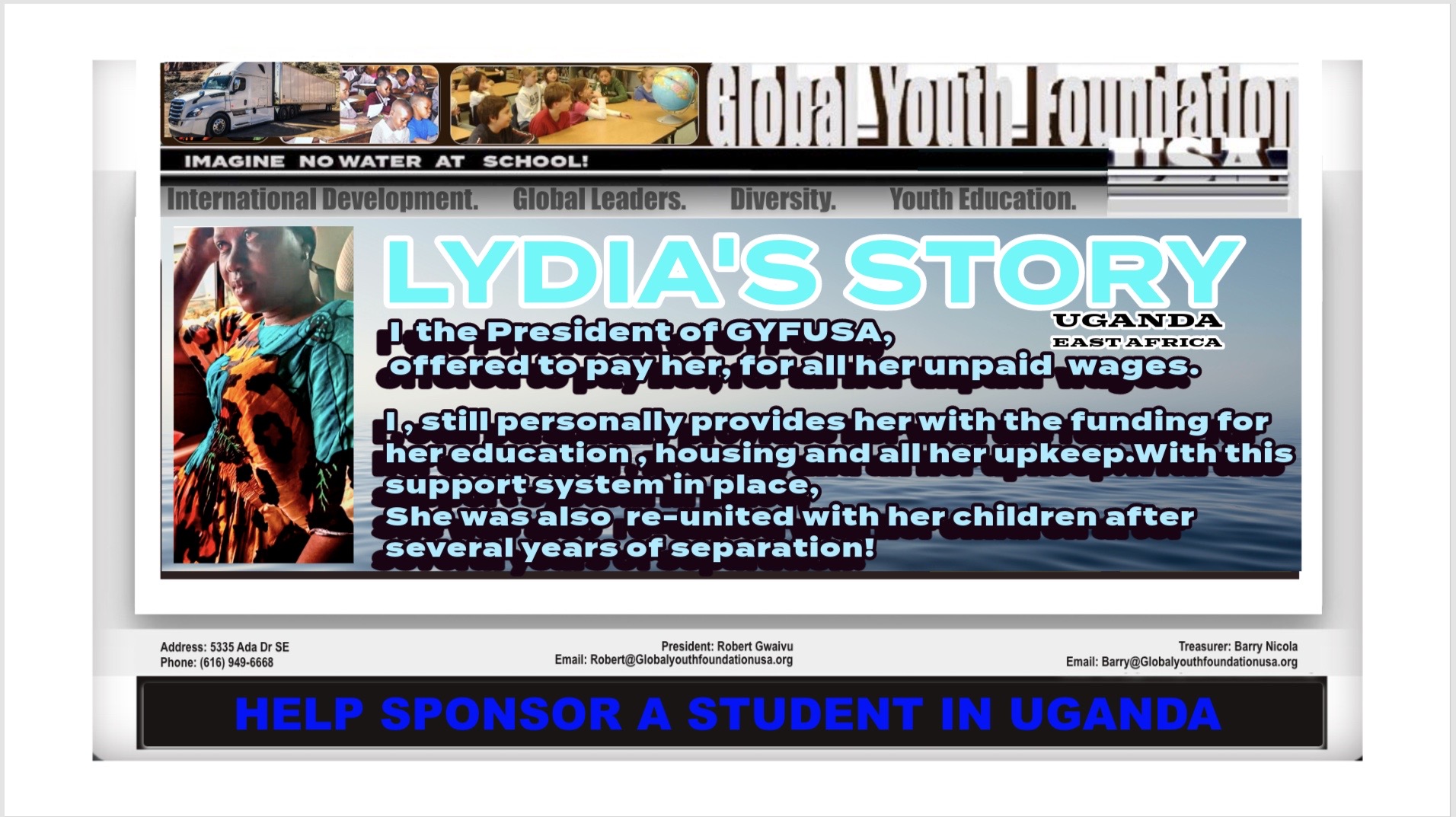 LYDIA’S FUNDING